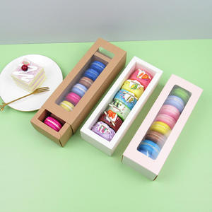 Boîtes d'emballage personnalisées de luxe, cadeau alimentaire, biscuits, macarons, emballage en papier - Product Image 1
