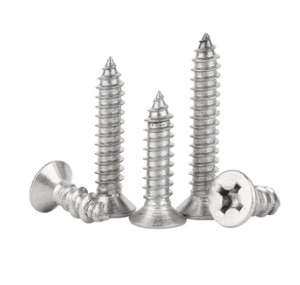 LeGood Phillips <b>Flat</b> Head Stainless Steel Self Tapping <b>Screws</b> Metric Coarse Thread M4X14mm long - Product Image 5