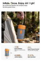 Nouvellement Design Wupro 250 pouces grand écran de projecteur de film en plein air 4K 16:9 PVC souple blanc mat CLR écran de Projection gonflable