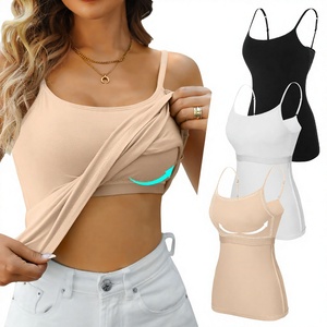 Vêtements de sport décontractés d'été respirants en gros OEM, débardeur de yoga personnalisé pour femme couleur néon en nylon et élasthanne - Product Image 3