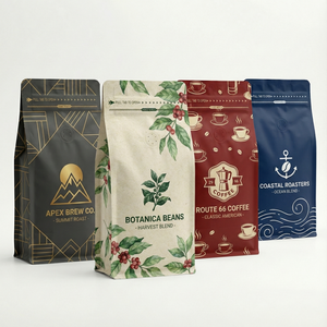 Sacchetto Stand-up Personalizzato Antiumidità per Tè e Caffè Mocha 250g 500g da Fornitore Cinese - Product Image 2