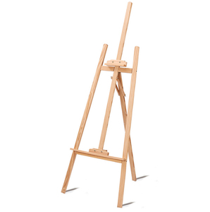 Soporte de Madera Maciza para <span class=keywords><strong>Pintura</strong></span>, Soporte Especial para Estudiantes de Arte, 1.5M, Pino Amarillo, Ajustable, Soporte Triangular para Exhibición Publicitaria - Product Image 1