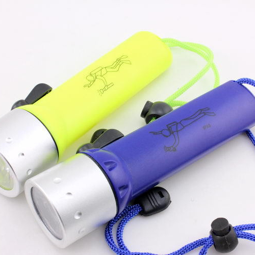 Underwater Diving Plastic Ip68 Waterproof Lantern Emergency Worlds Brightest Light Powerful Led Flashlight