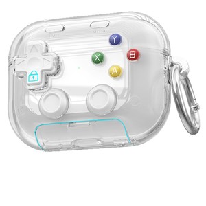 Funda Transparente para Airpods 4/<span class=keywords><strong>Pro</strong></span> <span class=keywords><strong>2</strong></span>/<span class=keywords><strong>Pro</strong></span> 3 con Diseño Retro de Consola de Juegos - Product Image 2