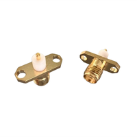 Connecteur SMA-KFD d'alimentation d'usine RF connecteur coaxial femelle SMA à bride à deux trous