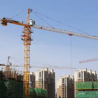 Grue à tour à flèche mini de 6 tonnes de Chine XGL80-6S, livraison directe d'usine