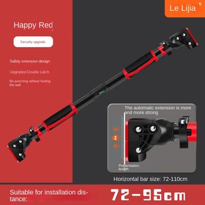 جهاز تمارين السحب على الباب بدون حفر، معدات رياضية منزلية للتمارين الداخلية، حلقة رفع أحادية القضيب - Product Image 4