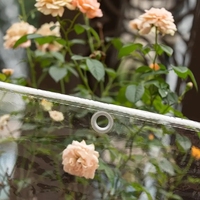 Bâche de protection transparente en PVC imperméable pour terrasse extérieure, auvent, bâche de protection contre les intempéries sur mesure