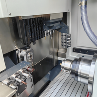 Torno CNC de 5 Ejes y Doble Husillo BL-CSL205/265 con Sistema de Control FANUC, Mini Centro de Torneado con Funciones Digitales