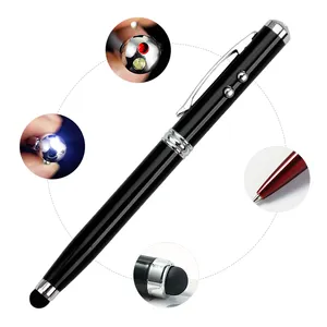 Wholesale Personalized Stylus Ball Point Gel Pen Writing Metal Aluminum Ballpoint Pens With Custom Logo