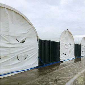 Structure de conteneur maritime 20x40 pieds avec panneau arrière <span class=keywords><strong>fermé</strong></span>, abri pour conteneur résistant au vent et aux UV pour entrepôt de stockage - Product Image 5