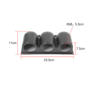 ชุดอุปกรณ์ยึดแผงหน้าปัดรถยนต์ขนาด 52 มม. พร้อมฝาครอบและกรอบ ABS - Product Image 3