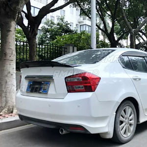 Para 2009 2010 2011 2012 <span class=keywords><strong>Honda</strong></span> City 100% fibra de carbono <span class=keywords><strong>Real</strong></span> alerón trasero de alta calidad difusor de tapa de maletero R Styl - Product Image 4