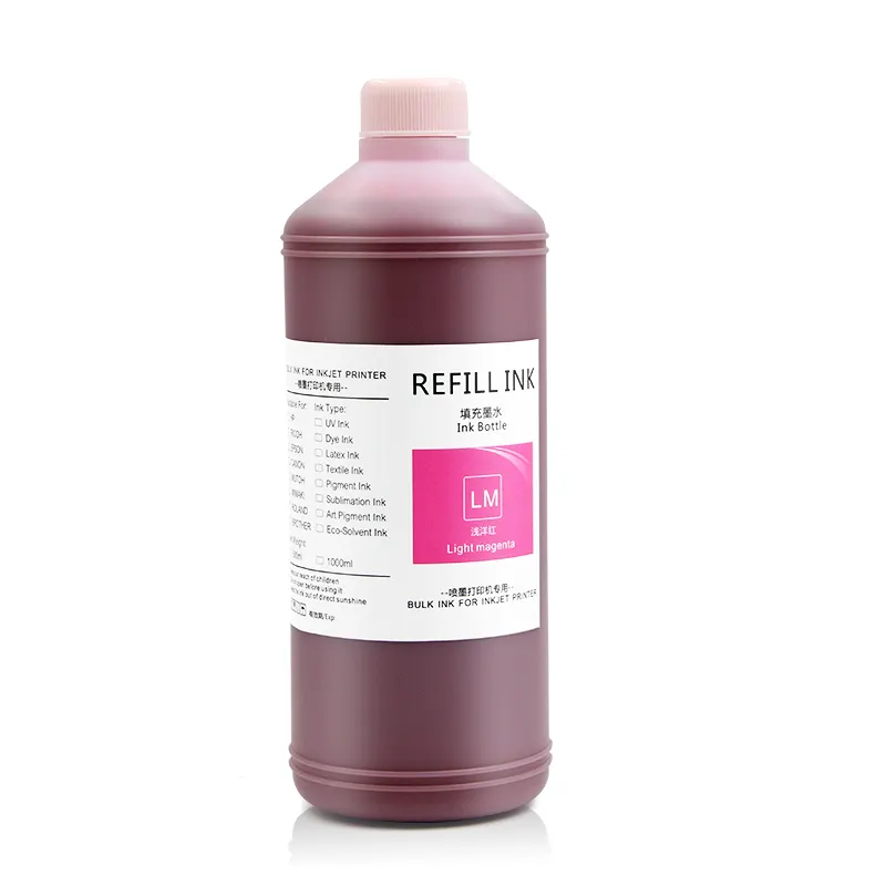 Ocinkjet 1000ML 6 renkler dolum Pigment mürekkep Epson L1805 L850 L800 L801 L805 L810 L1800 yazıcı