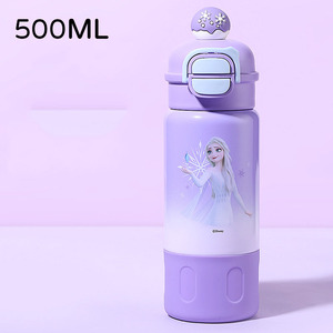 Botella de Agua Infantil de <span class=keywords><strong>Spiderman</strong></span>, Termo Aislado de Acero Inoxidable 316 con Doble Pajita para Beber - Product Image 2