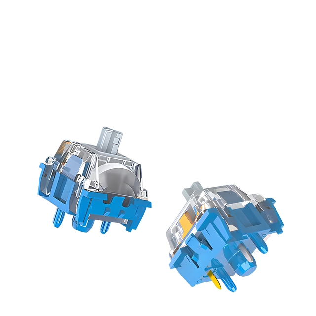 High Transparent PC Kailh Spirit Snake Linear Switch with Copper Contact for Full Size Office Gaming Keyboard OEM Production