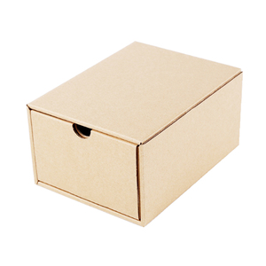 Biodegradable Brown Kraft Paper Jewelry <b>Box</b> Personalized Design Eco Friendly Cardboard Sliding Drawer <b>Shipping</b> Packaging <b>Box</b> - Product Image 4