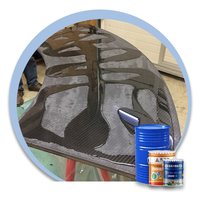 Résine époxy transparente industrielle Revêtement en pâte adhésive à base d'acrylique et de silicone pour la peinture sur cuir Applications industrielles