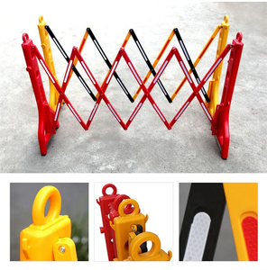 Barriera di sicurezza del traffico portatile espandibile in plastica pieghevole - Product Image 3
