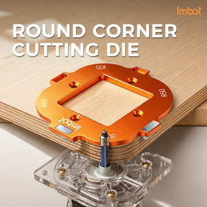 Round Corner Fillet <strong>Template</strong> R10-R50 Aluminum Alloy Trimming Machine Wardrobe Cabinet <strong>Cutting</strong> Imbot - Product Image 1