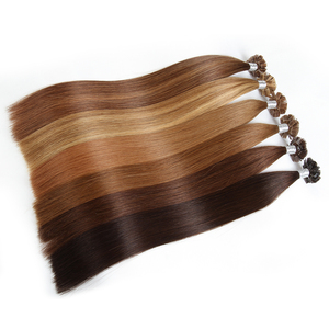 Vente en gros Extensions de cheveux humains 100% russes vierges à double tirage Pointe plate pré-collée à la kératine naturelle - Product Image 2