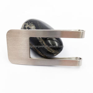 Pince à billets personnalisée en acier inoxydable métal argent pour hommes - Product Image 4