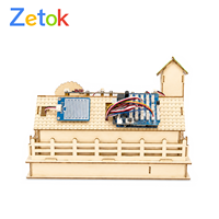 Kits de Robótica Zetok para Niños, Kit Educativo de Granja Inteligente DIY, Puzles 3D Programables con Código Visual para Educación y Maker Boards
