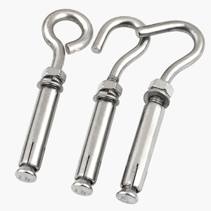 Vis à œillet universelle en acier inoxydable 304 201 avec crochet d'expansion, boulon d'ancrage M6 M8 M10 M12 - Product Image 3
