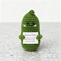 Boneka Mentimun Rajut, Boneka Buah Rajut, Dekorasi Rumah, Hadiah Dekorasi, Ide Hadiah Buatan Tangan, Hadiah untuk Dewasa dengan Benang