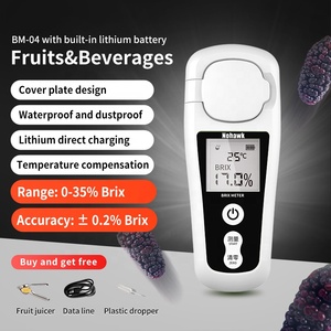 Tatlılık metre dijital meyve şeker seviyesi dedektörü meyve suyu içecek şarap bira alkol şeker içeriği ölçme 0-55% - Product Image 2