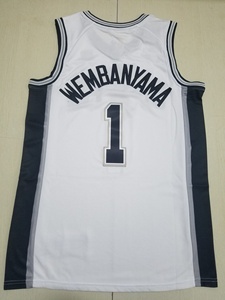 Prix Spécial - <span class=keywords><strong>Maillot</strong></span> de Basketball Spur 1 Wembanyama de Haute Qualité - Maillots Brodés Personnalisés avec Logo - Product Image 2