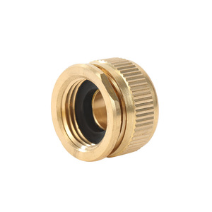 Connecteur de tuyau tout en cuivre 1/2 pouce en laiton, résistant, pour l'alimentation en eau des machines à laver, des robinets et des pistolets de lavage automobile - Product Image 3