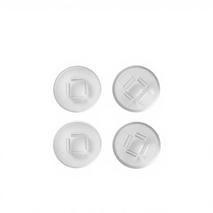 Custom 12x12mm Tactile <b>Switch</b> Plastic Housing | High for Micro <b>Push</b> <b>Button</b> <b>Switch</b> Components | Clear | Panel Mounting | - Product Image 1