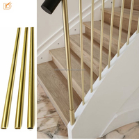 Vente en gros d'escaliers ronds décoratifs d'intérieur 5/8 "* 44" broches d'escalier droites en fer forgé balustres d'escalier en métal directement de l'usine