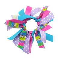 Football Ruban Cheveux Chouchous Softball Ponytail Holder Gymnastique Cheveux Cravate Danse Banderoles Sport Arcs