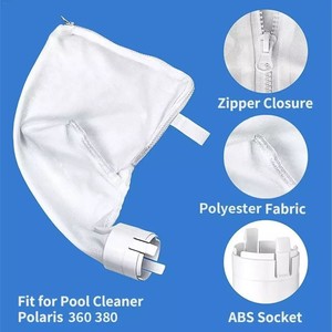 <span class=keywords><strong>Sac</strong></span> <span class=keywords><strong>filtrant</strong></span> durable à mailles fines de remplacement pour robots de nettoyage de <span class=keywords><strong>piscine</strong></span> <span class=keywords><strong>Sac</strong></span> réutilisable de collecte de débris de <span class=keywords><strong>piscine</strong></span> - Product Image 4