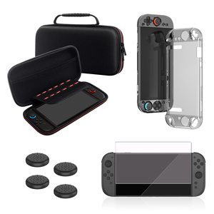 Bundles de stockage personnalisables pour <span class=keywords><strong>Nintendo</strong></span> <span class=keywords><strong>Switch</strong></span> 2 Console ensembles de coques de <span class=keywords><strong>protection</strong></span> d'écran étuis de voyage Kits de couverture de bâton de pouce - Product Image 1