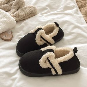 Chaussons pour femmes Brocken, automne/hiver, style rétro, col en polaire, dessus en patchwork, doublure en coton, pour la chaleur intérieure - Product Image 6