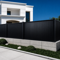Poteau de clôture en aluminium sans crevaison, alliage 6063, installation facile, support de clôture métallique antirouille pour jardin et mur de clôture résidentiel
