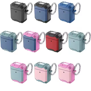 Multiples étuis pour écouteurs en fibre de carbone pour <span class=keywords><strong>Airpods</strong></span> 1/2 Universal Commuter Version <span class=keywords><strong>Airpods</strong></span> Protective Cases - Product Image 1
