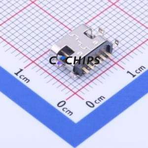 TYPE-606-1.6-T3 USB Connector SMD Connector ( Connector Type: Type-C )( Gender: Female )( Mounting Type: Sink Board ) - Product Image 2