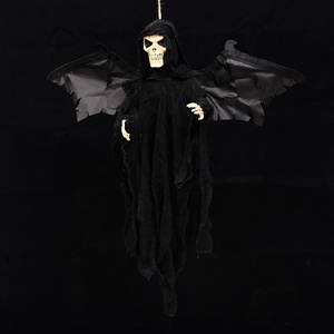 DAMAI Halloween Decoration Halloween Party Decoration Haunted House Props Halloween Sound Wing Led Skeleton Ghost With Light - Product Image 3