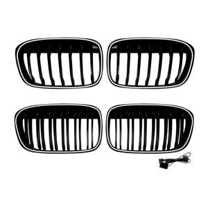 กระจังหน้า BMW X1 F48 F49 แบบมีไฟ LED สำหรับปี 2015-2019 ชุดอัพเกรดไฟกันชน วัสดุ ABS - Product Image 2