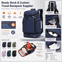 Mochila para Portátil de Gran Capacidad al por Mayor con Compartimento para Zapatos, Separación en Seco y Húmedo, Bolsa de Viaje Deportiva Impermeable para Hombres y Mujeres