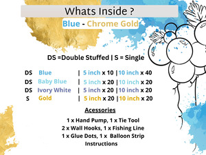 Màu Xanh Bóng Vòm Kit 170 Pcs Đôi Nhồi Bông Bóng Cho Bé Tắm Trang Trí Đảng Màu Xanh Hải Quân Vòng Hoa Kit - Product Image 2