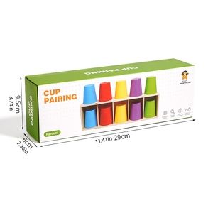 Juego Clásico Montessori de Adivinanzas con Copas y Bolas a Juego, Juguete Sensorial Interactivo para Niños, Entrenamiento de Coordinación Mano-Ojo - Product Image 6