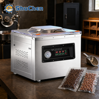 Machine d'emballage sous vide à chambre unique Shuchen pour aliments, scelleuse de table économique pour viande et emballage industriel