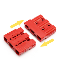 Connecteur de batterie en laiton 50A-3P 600V, prise mâle/femelle à 3 broches, IP67 pour applications de circuits imprimés et de systèmes d'énergie solaire SB50A-3P