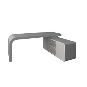 Hermosos escritorios de ordenador de oficina Mesas de oficina curvadas <span class=keywords><strong>corian</strong></span> boss - Product Image 1