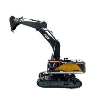 Excavatrice RC Huina 1592 <span class=keywords><strong>2022</strong></span> HOT, 2.4G 1:14, gros camions RC, simulation d'excavatrice, modèle de véhicule 22CH, jouets de loisir pour garçons - Product Image 4